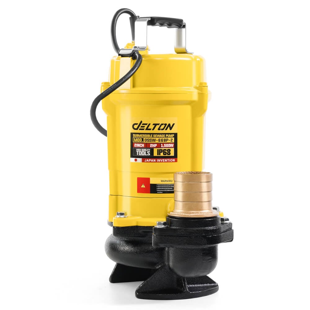 ปั๊มจุ่ม DELTON รุ่น DSSW-668P-2 ขนาด 2 นิ้ว 2HP 1,500W